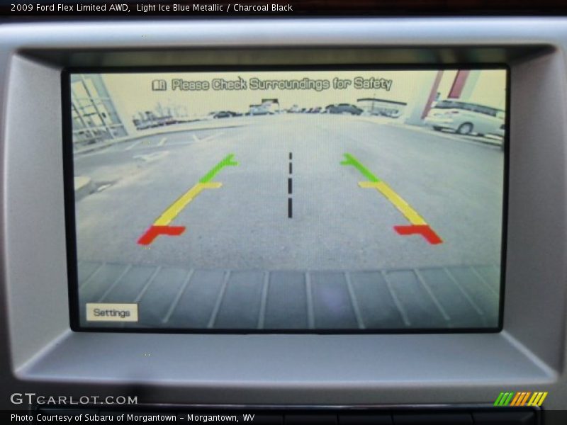 Light Ice Blue Metallic / Charcoal Black 2009 Ford Flex Limited AWD