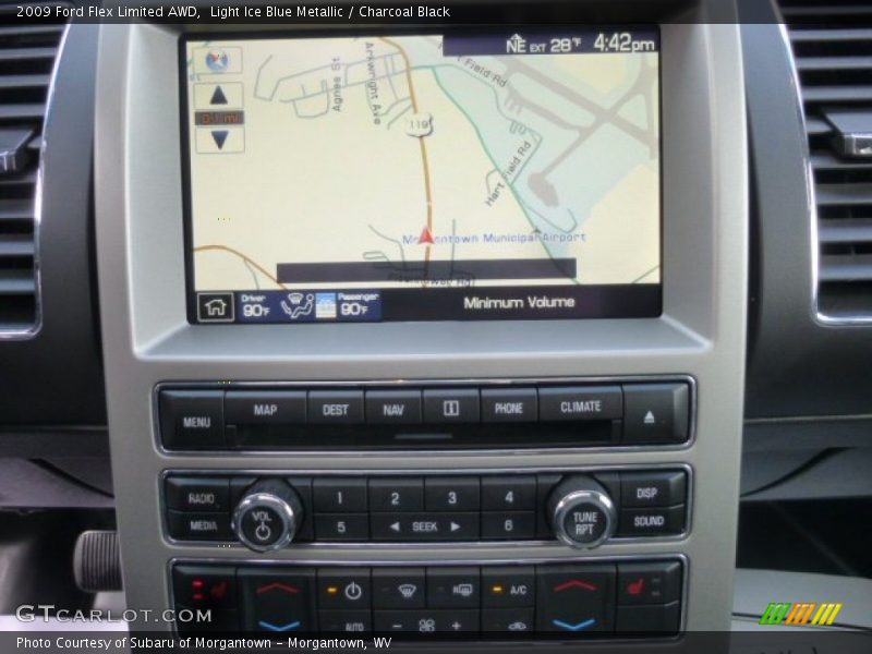 Light Ice Blue Metallic / Charcoal Black 2009 Ford Flex Limited AWD