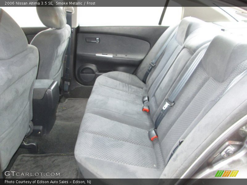 Rear Seat of 2006 Altima 3.5 SE