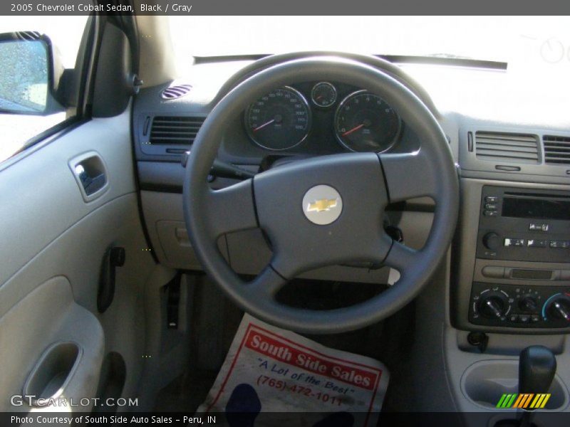 Black / Gray 2005 Chevrolet Cobalt Sedan