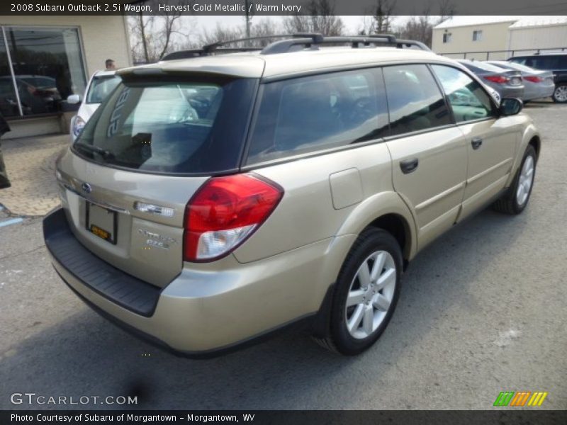 Harvest Gold Metallic / Warm Ivory 2008 Subaru Outback 2.5i Wagon