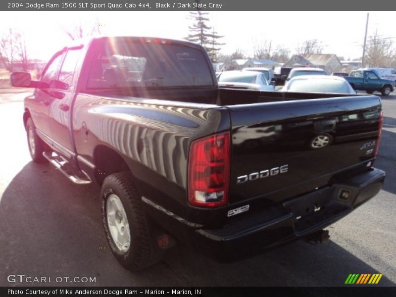 Black / Dark Slate Gray 2004 Dodge Ram 1500 SLT Sport Quad Cab 4x4