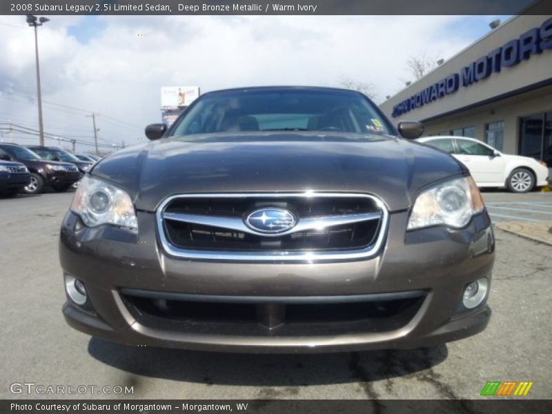 Deep Bronze Metallic / Warm Ivory 2008 Subaru Legacy 2.5i Limited Sedan