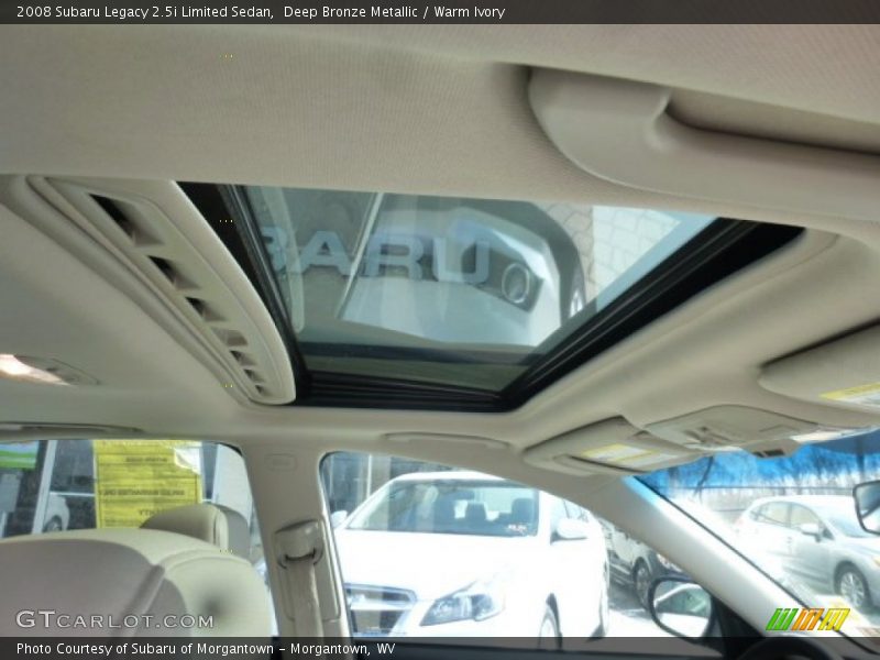 Deep Bronze Metallic / Warm Ivory 2008 Subaru Legacy 2.5i Limited Sedan