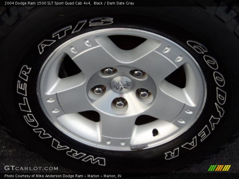 Black / Dark Slate Gray 2004 Dodge Ram 1500 SLT Sport Quad Cab 4x4