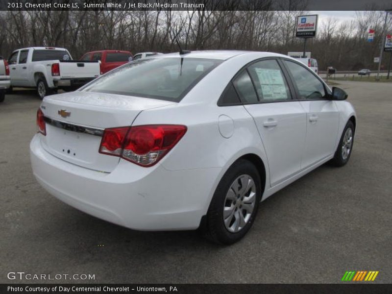 Summit White / Jet Black/Medium Titanium 2013 Chevrolet Cruze LS