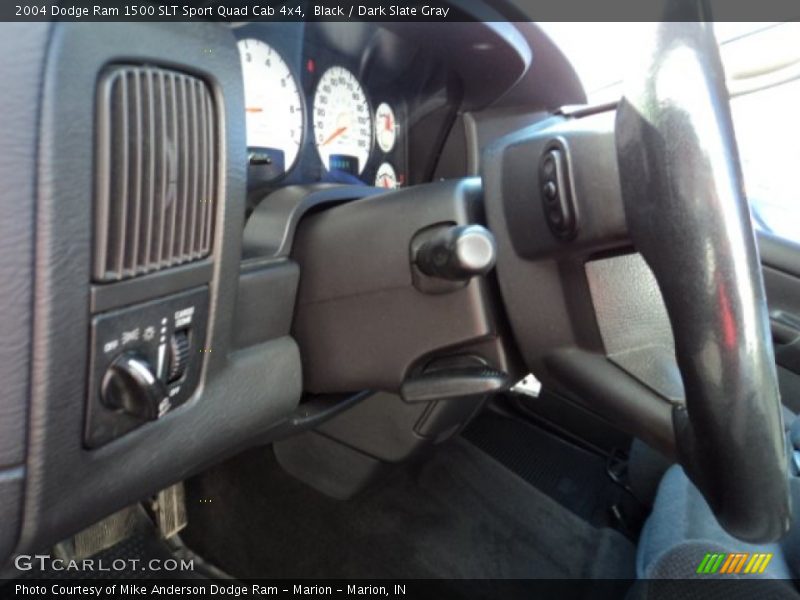 Black / Dark Slate Gray 2004 Dodge Ram 1500 SLT Sport Quad Cab 4x4
