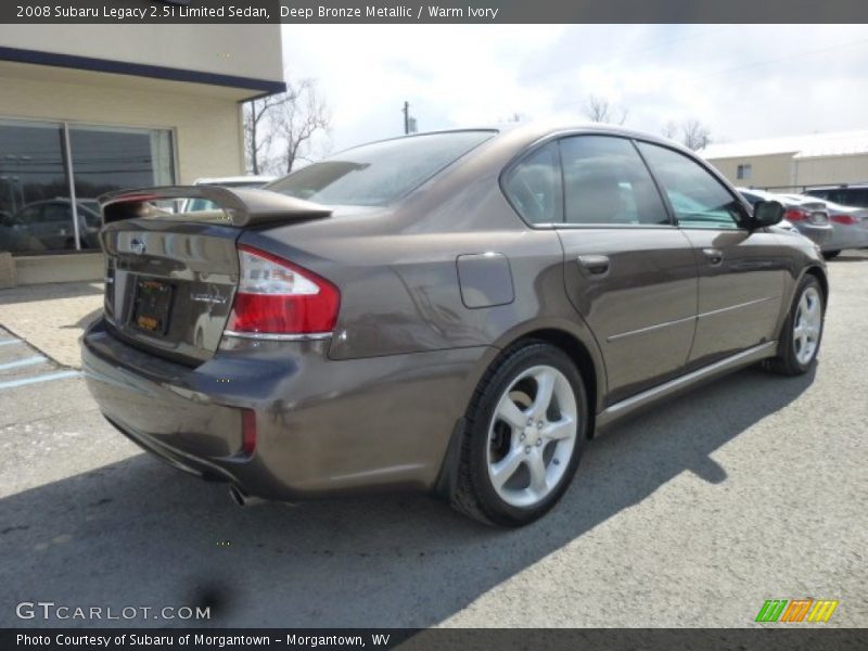 Deep Bronze Metallic / Warm Ivory 2008 Subaru Legacy 2.5i Limited Sedan