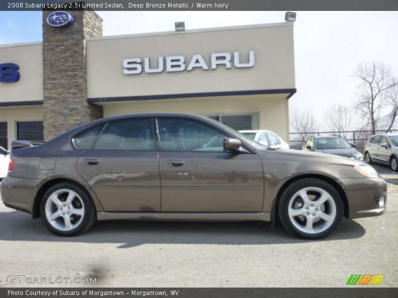 Deep Bronze Metallic / Warm Ivory 2008 Subaru Legacy 2.5i Limited Sedan