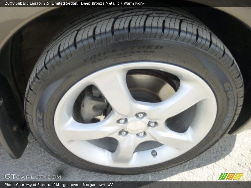 Deep Bronze Metallic / Warm Ivory 2008 Subaru Legacy 2.5i Limited Sedan