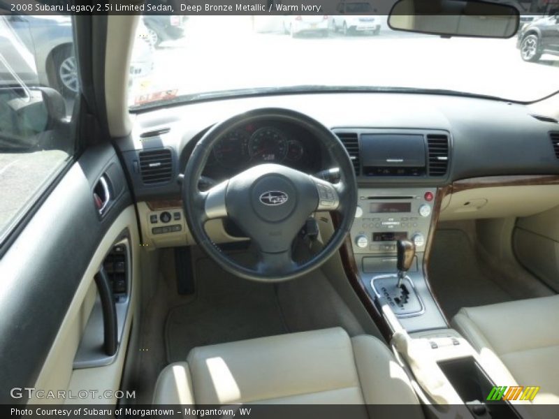 Deep Bronze Metallic / Warm Ivory 2008 Subaru Legacy 2.5i Limited Sedan