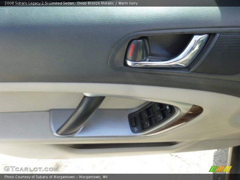 Deep Bronze Metallic / Warm Ivory 2008 Subaru Legacy 2.5i Limited Sedan