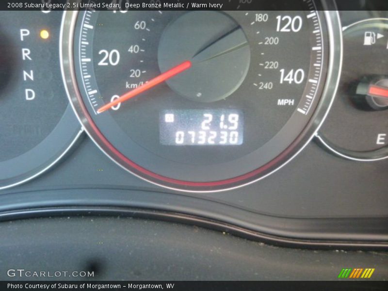 Deep Bronze Metallic / Warm Ivory 2008 Subaru Legacy 2.5i Limited Sedan