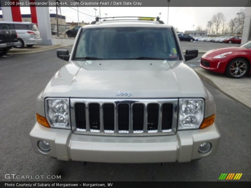 Light Graystone Pearl / Dark Slate Gray 2008 Jeep Commander Sport 4x4