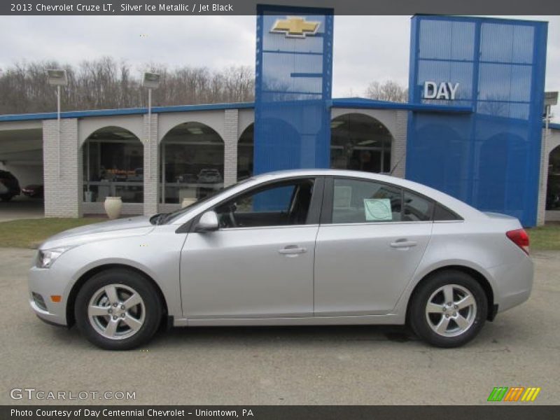 Silver Ice Metallic / Jet Black 2013 Chevrolet Cruze LT