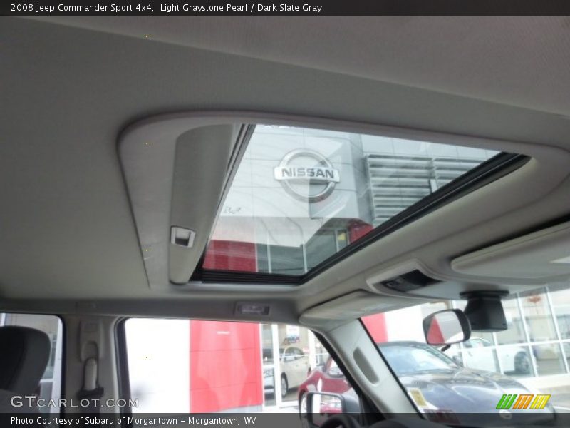 Light Graystone Pearl / Dark Slate Gray 2008 Jeep Commander Sport 4x4