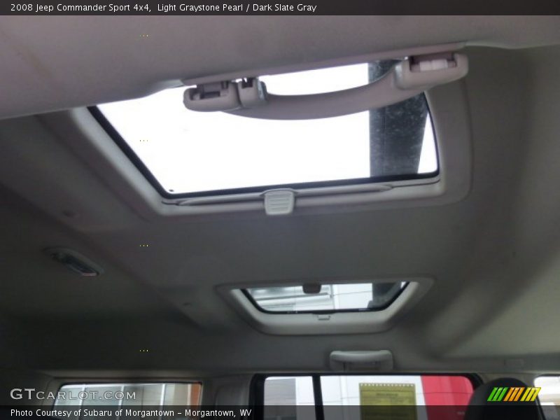 Light Graystone Pearl / Dark Slate Gray 2008 Jeep Commander Sport 4x4