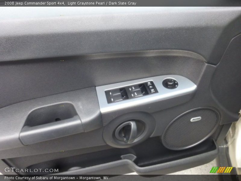 Light Graystone Pearl / Dark Slate Gray 2008 Jeep Commander Sport 4x4