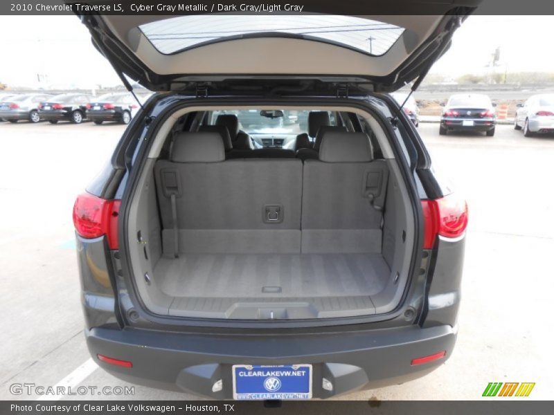 Cyber Gray Metallic / Dark Gray/Light Gray 2010 Chevrolet Traverse LS