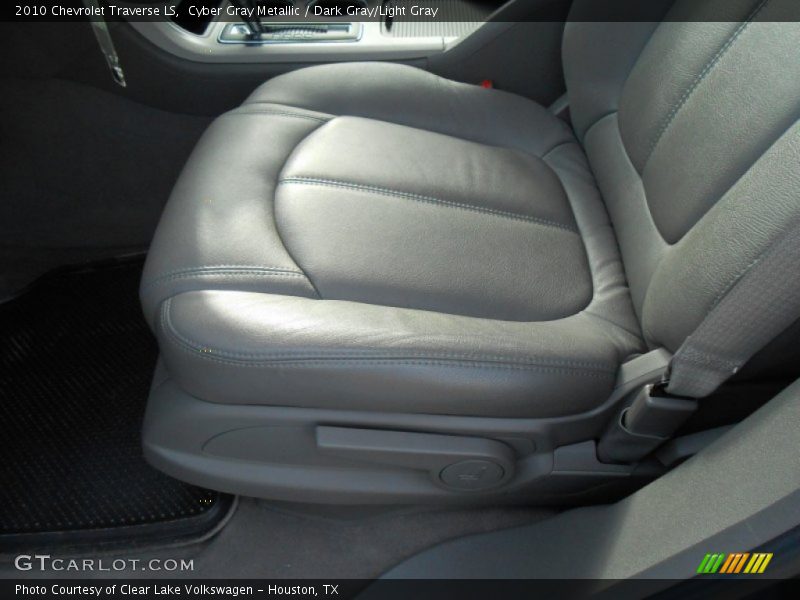 Cyber Gray Metallic / Dark Gray/Light Gray 2010 Chevrolet Traverse LS