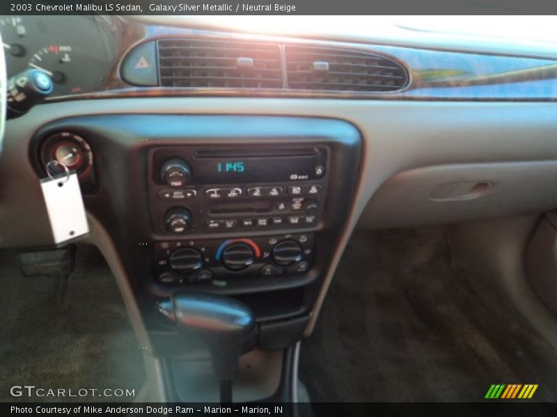 Galaxy Silver Metallic / Neutral Beige 2003 Chevrolet Malibu LS Sedan