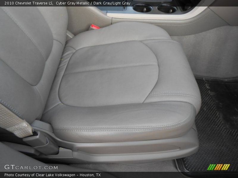 Cyber Gray Metallic / Dark Gray/Light Gray 2010 Chevrolet Traverse LS