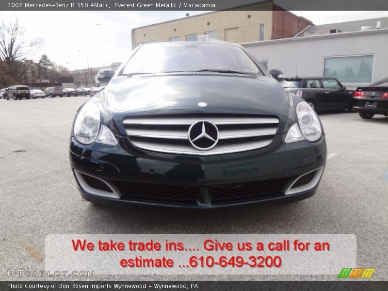 Everest Green Metallic / Macadamia 2007 Mercedes-Benz R 350 4Matic