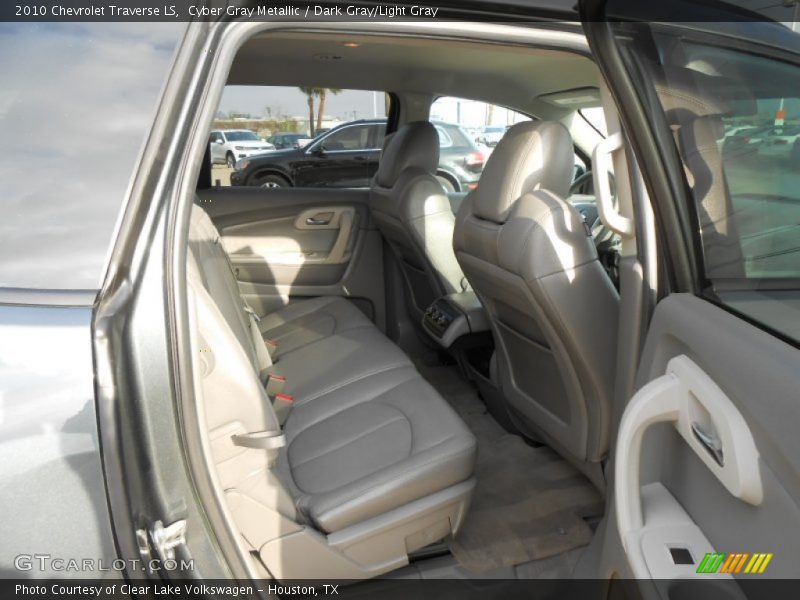 Cyber Gray Metallic / Dark Gray/Light Gray 2010 Chevrolet Traverse LS