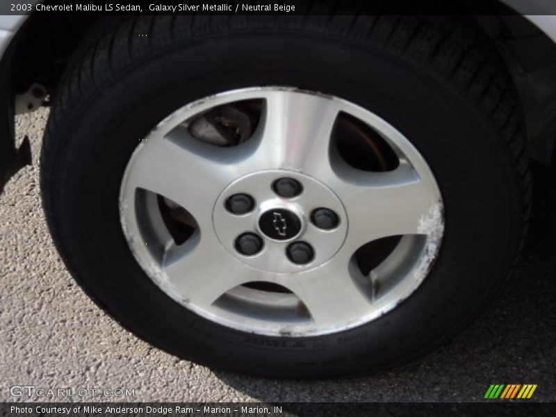 Galaxy Silver Metallic / Neutral Beige 2003 Chevrolet Malibu LS Sedan