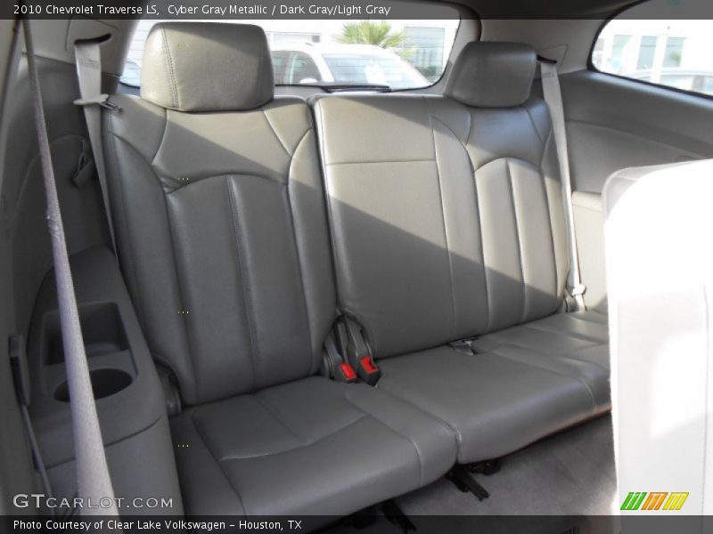 Cyber Gray Metallic / Dark Gray/Light Gray 2010 Chevrolet Traverse LS