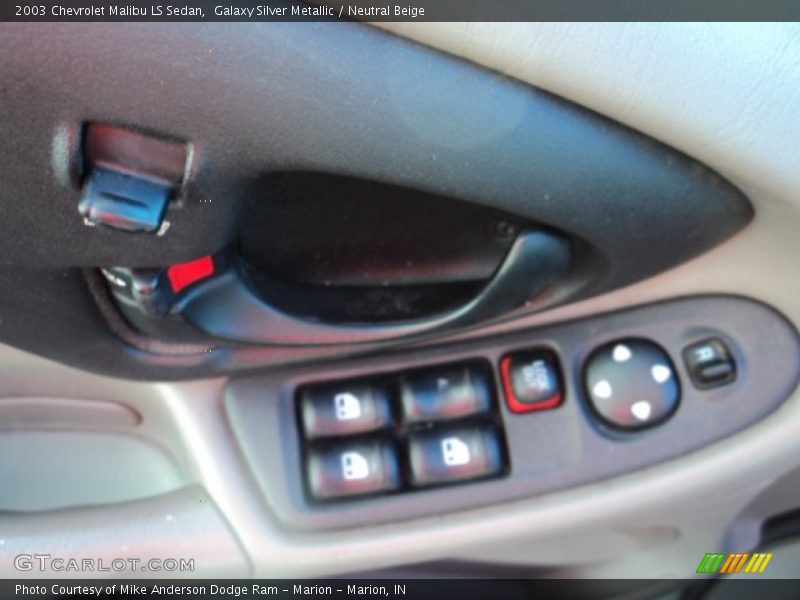Galaxy Silver Metallic / Neutral Beige 2003 Chevrolet Malibu LS Sedan