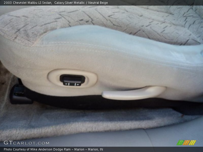 Galaxy Silver Metallic / Neutral Beige 2003 Chevrolet Malibu LS Sedan