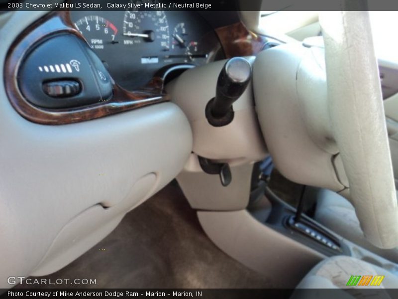 Galaxy Silver Metallic / Neutral Beige 2003 Chevrolet Malibu LS Sedan