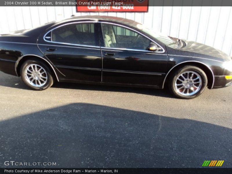 Brilliant Black Crystal Pearl / Light Taupe 2004 Chrysler 300 M Sedan