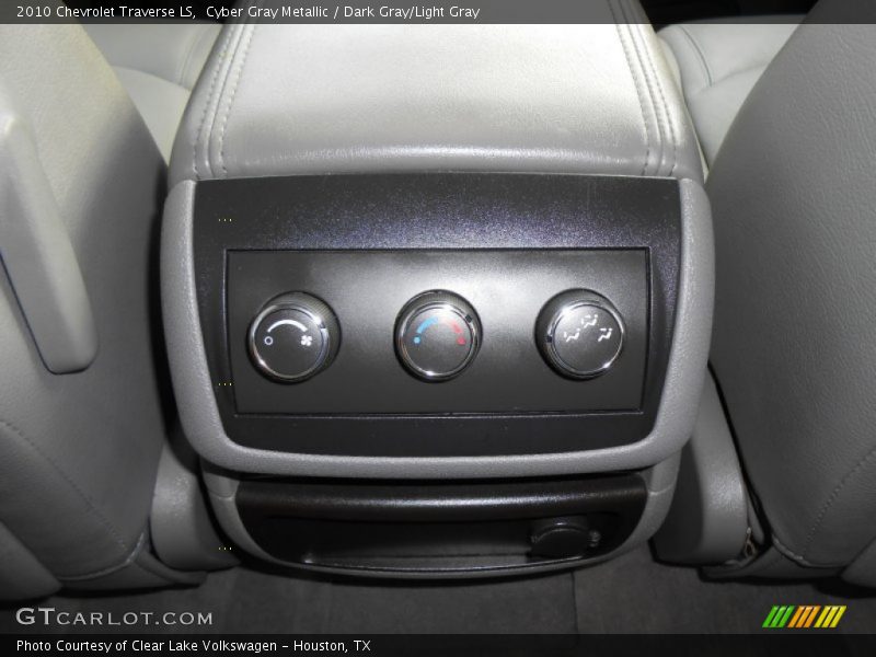 Cyber Gray Metallic / Dark Gray/Light Gray 2010 Chevrolet Traverse LS