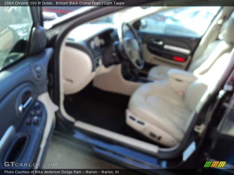 Brilliant Black Crystal Pearl / Light Taupe 2004 Chrysler 300 M Sedan