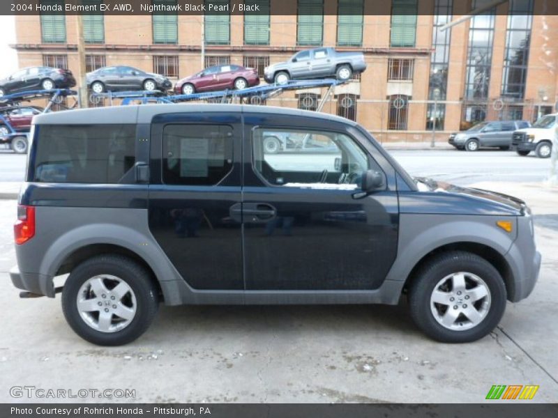 Nighthawk Black Pearl / Black 2004 Honda Element EX AWD