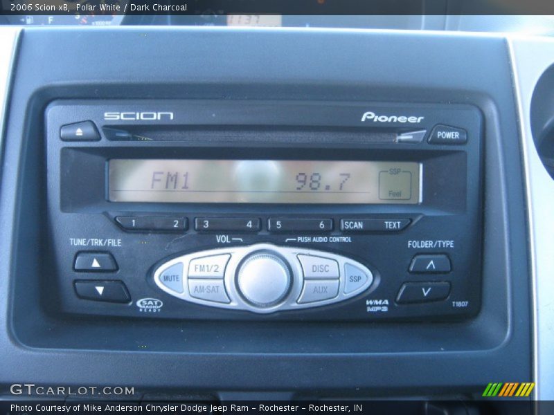 Polar White / Dark Charcoal 2006 Scion xB