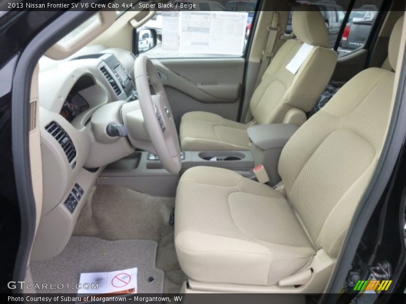  2013 Frontier SV V6 Crew Cab 4x4 Beige Interior