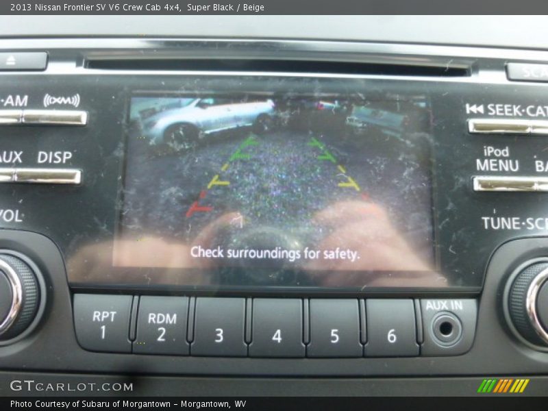 Super Black / Beige 2013 Nissan Frontier SV V6 Crew Cab 4x4