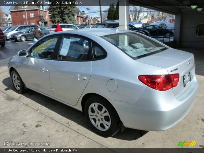 Quicksilver / Gray 2009 Hyundai Elantra GLS Sedan