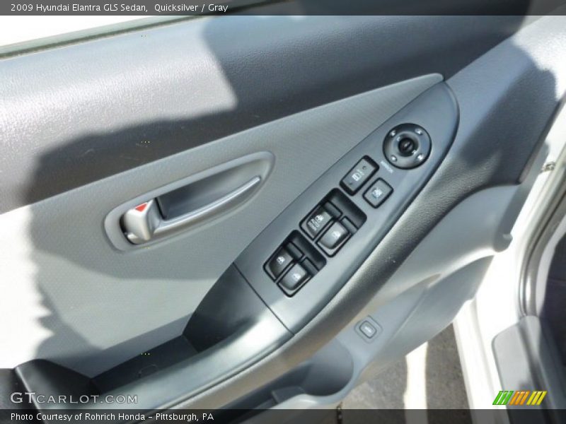 Quicksilver / Gray 2009 Hyundai Elantra GLS Sedan