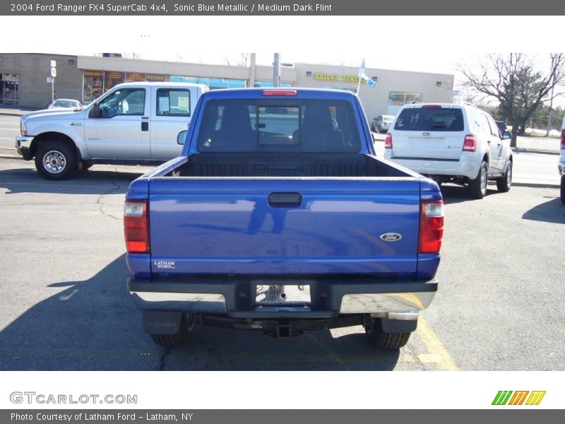 Sonic Blue Metallic / Medium Dark Flint 2004 Ford Ranger FX4 SuperCab 4x4