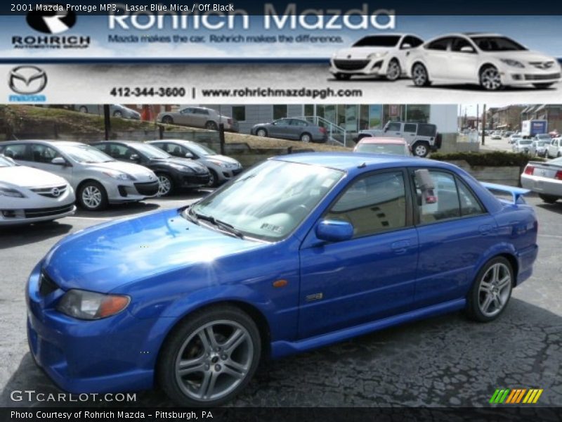 Laser Blue Mica / Off Black 2001 Mazda Protege MP3