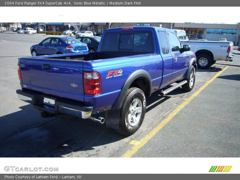 Sonic Blue Metallic / Medium Dark Flint 2004 Ford Ranger FX4 SuperCab 4x4