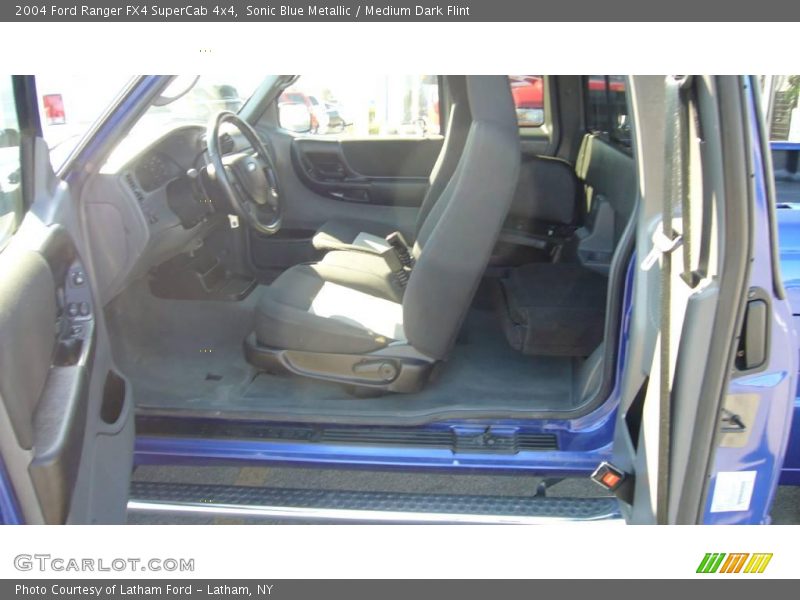 Sonic Blue Metallic / Medium Dark Flint 2004 Ford Ranger FX4 SuperCab 4x4