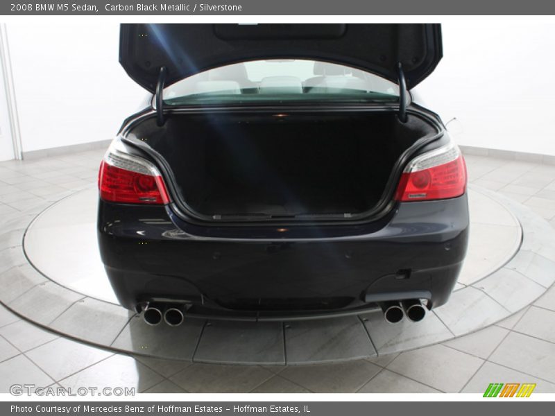 Carbon Black Metallic / Silverstone 2008 BMW M5 Sedan
