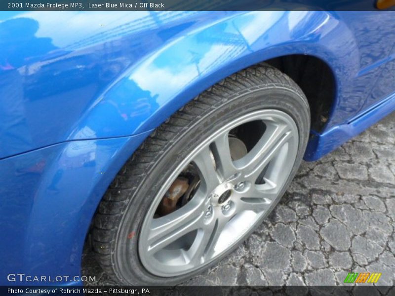 Laser Blue Mica / Off Black 2001 Mazda Protege MP3