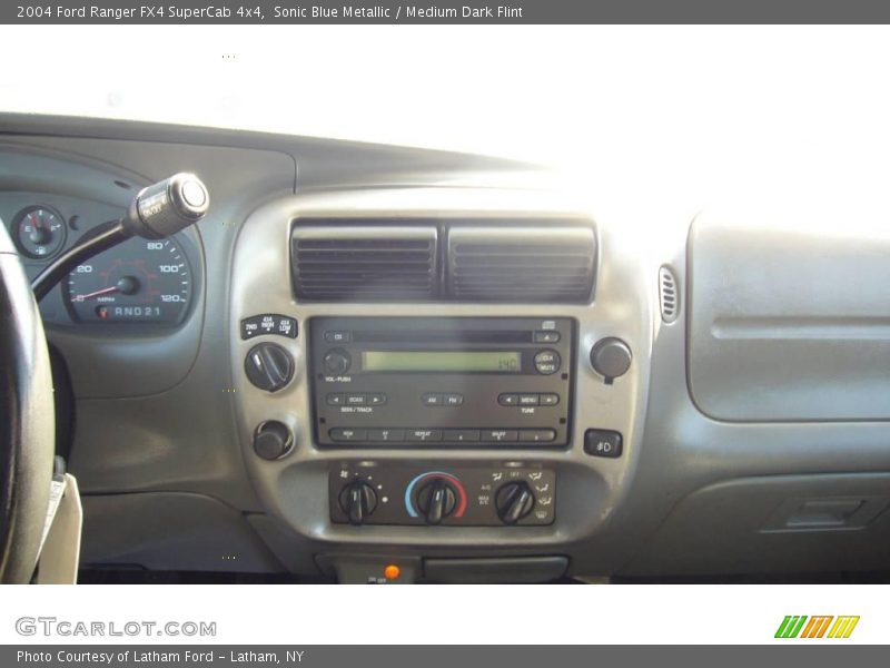 Sonic Blue Metallic / Medium Dark Flint 2004 Ford Ranger FX4 SuperCab 4x4