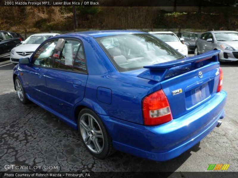 Laser Blue Mica / Off Black 2001 Mazda Protege MP3